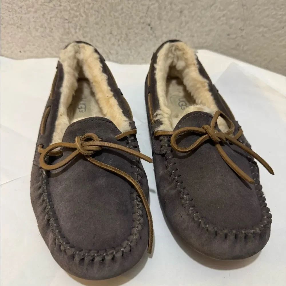UGG Australia Women Dakota Wool Lined Slippers Brown